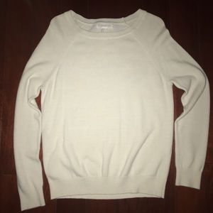 White Sweater Top Forever 21